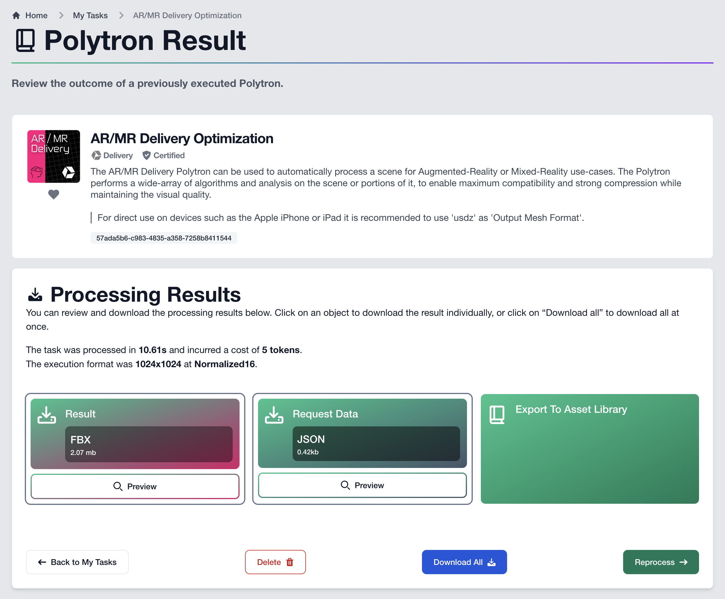 polytron_result_page.png